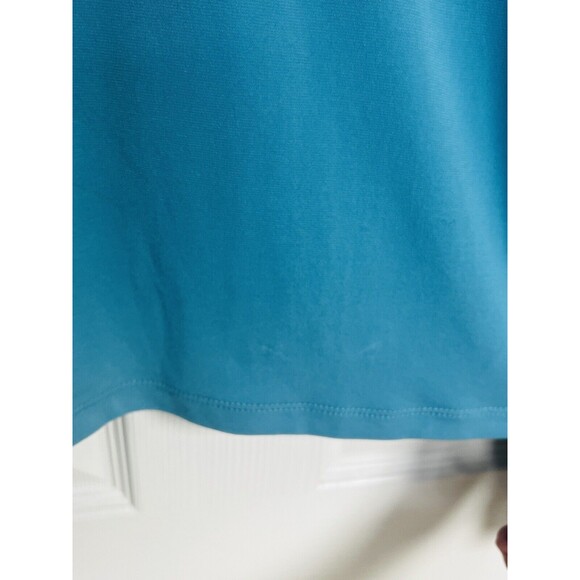 Norton McNaughton Womens Peacock Blue Long Sleeves Blouse Top Size XL - Picture 5 of 10